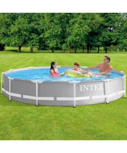 Piscina fuori terra rotonda intex "prisma frame" 366x366x76 cm - cod. 26710np