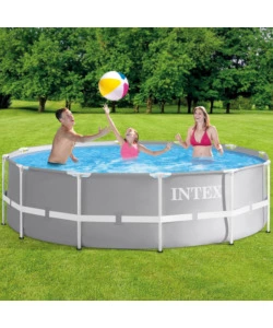 Piscina fuori terra rotonda intex "prisma frame" 366x366x99 cm - cod. 26716np