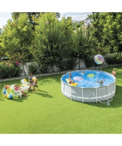 Piscina fuori terra rotonda intex "prisma frame" 457x457x107 cm - cod. 26724np