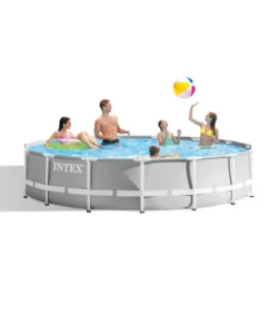 Piscina fuori terra rotonda intex "prisma frame" 457x457x107 cm - cod. 26724np