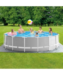 Piscina fuori terra rotonda intex "prisma frame" 457x457x122 cm - cod. 26726np