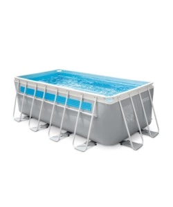 Piscina fuori terra rettangolare intex "prisma frame clearview" 400x200x122 cm - cod. 26770np