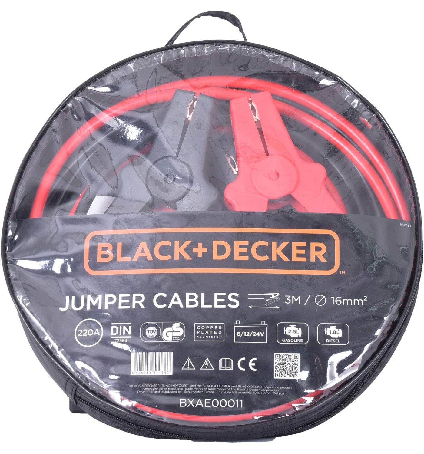 Cavi Di Avviamento 16mm Da 3 Metri Black+decker In Vendita Online ...